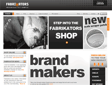 Tablet Screenshot of fabrikators.com